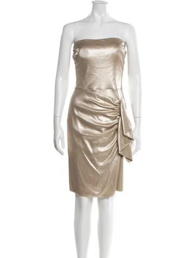 Pre-owned Chiara Boni Strapless Mini Dress