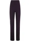 Chiara Boni Venusette Hw Trousers Jersey In Pink & Purple