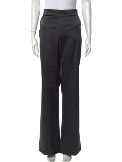 Pre-owned Chiara Boni Wide Leg Pants In Black