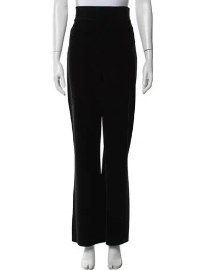Pre-owned Chiara Boni Wide Leg Pants In Black