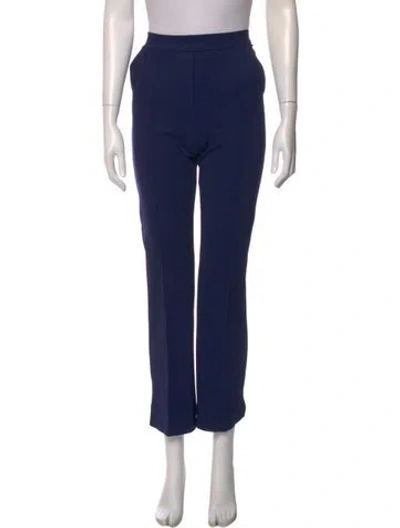 Pre-owned Chiara Boni Wide Leg Pants In Blue