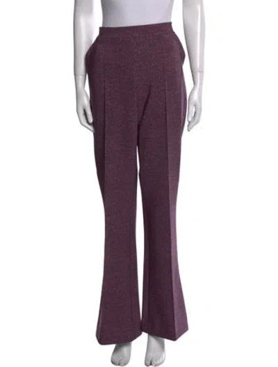Pre-owned Chiara Boni Wide Leg Pants In Purple