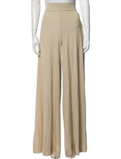 Pre-owned Chiara Boni Wide Leg Pants W/ Tags In Neutrals