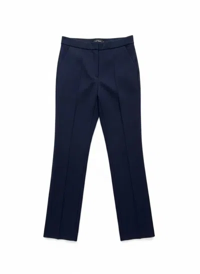 Chiara Boni Women's Nuccia Crop Pant In Blu Notte In White