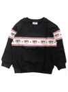 Chiara Ferragni - Black Sweatshirt Maxilogomania 0050 510608 0250