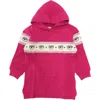 Chiara Ferragni - Dress Sweatshirt 098f Fuxia C/cappuccio Maxilogomania 59b900 2010
