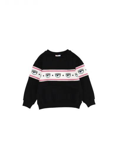 Chiara Ferragni Kids' Baby Girl Sweatshirt  510608_0250 In Black