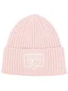 Chiara Ferragni Beanie Maxi Eyelike Embroidery Hat Accessories In Multicolor