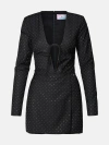 CHIARA FERRAGNI BLACK VISCOSE BLEND DRESS