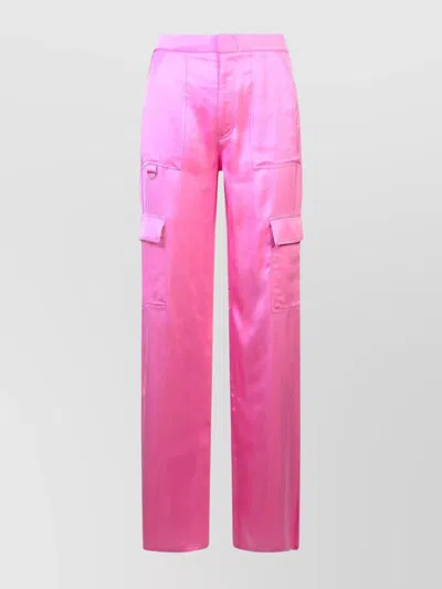 Chiara Ferragni Pants In Fuchsia