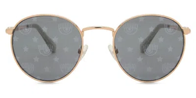 Chiara Ferragni Cf 1002/s Loj/md Occhiali Da Sole Oro Per Donna In Gold