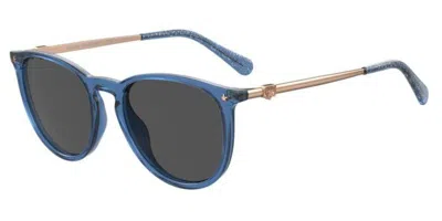 Chiara Ferragni Cf 1005/s Pjp/ir Occhiali Da Sole Blu Per Donna In Blue