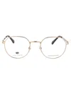 Chiara Ferragni Gold Metal Optical Glasses In J5g Gold