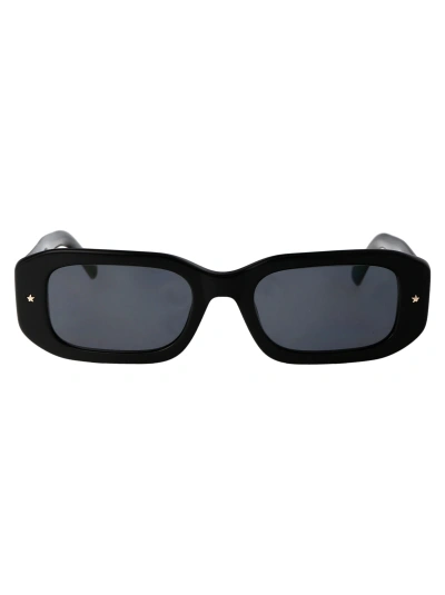 Chiara Ferragni Cf 7031/s Sunglasses In 807ir Black