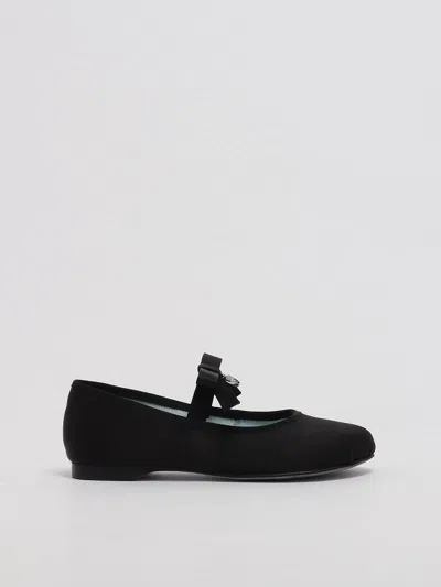 Chiara Ferragni Kids' Cf Ballet Shoes Flat Shoes In Black