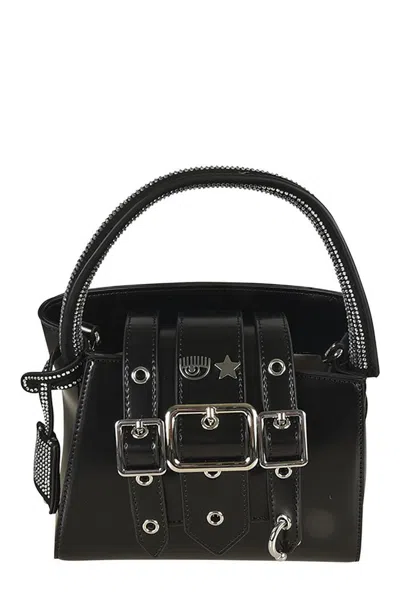 Chiara Ferragni Cf Helix Handle Bag In Black