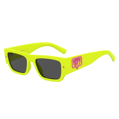 Chiara Ferragni Cf7013/s Sunglasses In Yellow