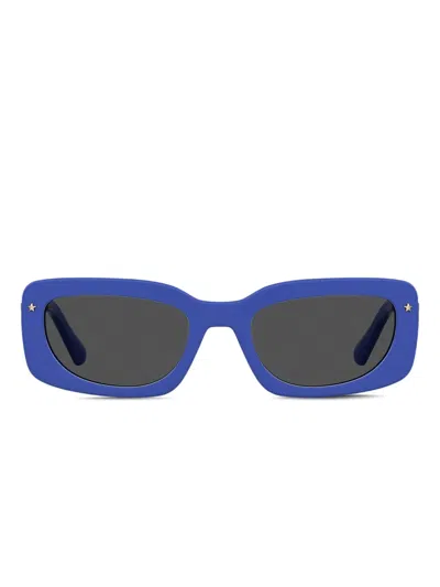 Chiara Ferragni Chain-arms Sunglasses In Blue