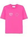 Chiara Ferragni Cotton T-shirt In Violett
