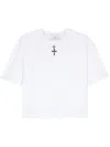 Chiara Ferragni Cross-charm Cotton T-shirt