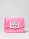 Chiara Ferragni Eye Like Buckle Contrast Crossbody In Fuchsia