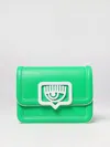 Chiara Ferragni Crossbody Bags  Woman Color Green