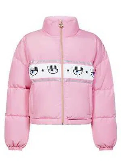Pre-owned Chiara Ferragni Down Jacket In Sachet Pink