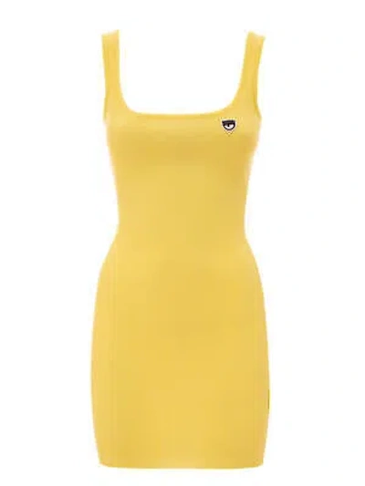 Pre-owned Chiara Ferragni Dresses Yellow