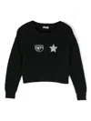 Chiara Ferragni Embroidered-design Sweatshirt In Black