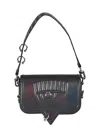Chiara Ferragni Piercing Eyelike Shoulder Bag In Black