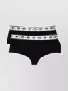 Chiara Ferragni Eye Motif Mid-rise Elastic Waistband Brief In Black