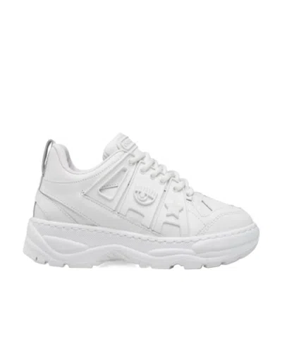 CHIARA FERRAGNI CHIARA FERRAGNI EYE-STAR LACE-UP SNEAKERS