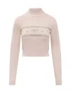 CHIARA FERRAGNI EYE SWEATER