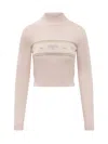 Chiara Ferragni Eye Sweater In Pink