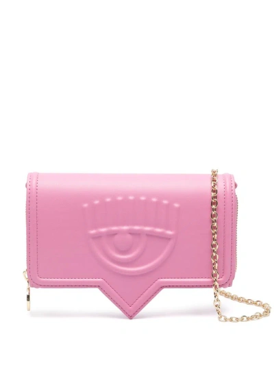 Chiara Ferragni Eyelike Bags, Sketch 14 Wallet Accessories In Pink & Purple