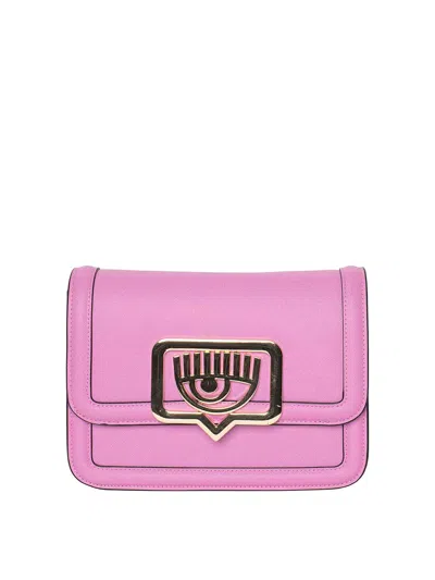 Chiara Ferragni Eyelike Buckle 01 Bag In Pink