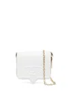 Chiara Ferragni Eyelike Embossed Faux-leather Wallet-on-chain In White