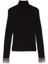 CHIARA FERRAGNI EYELIKE-INTARSIA SWEATER