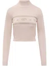 Chiara Ferragni Eye Sweater In Pink