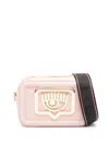 Chiara Ferragni Women's Eyelike Plaque Shoulder Bag In Pink