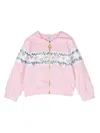 Chiara Ferragni Eyelike-motif Hooded Jacket In Pink