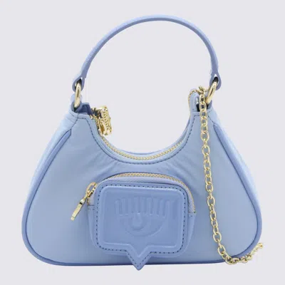 Chiara Ferragni Eyelike Motif Shoulder Bag In Blue