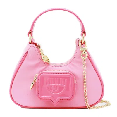 Chiara Ferragni Eyelike Motif Shoulder Bag In Pink