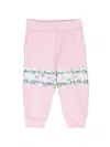 Chiara Ferragni Eyelike-motif Stripe Track Pants In Pink