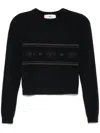 Chiara Ferragni Eyelike-motif Sweater In Black
