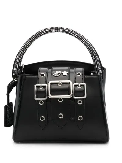 Chiara Ferragni Eyelike-motif Tote Bag In Black