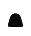 Chiara Ferragni Beanie Maxi Eyelike Embroidery Hat Accessories In Black