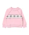 Chiara Ferragni Eyelike Pattern Hoodie In Pink