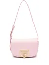 Chiara Ferragni Eyelike-plaque Shoulder Bag In Pink