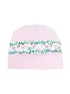 Chiara Ferragni Eyelike-print Jersey Beanie In Pink